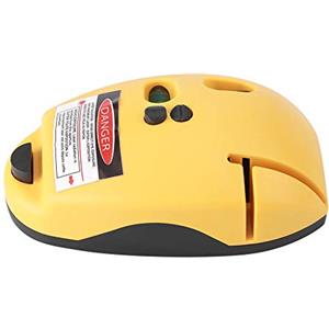 Nivvity Livelli laser a 2 linee verticali orizzontali a infrarossi a livello laser verde Livelli di misurazione ad angolo retto per l'edilizia(giallo)