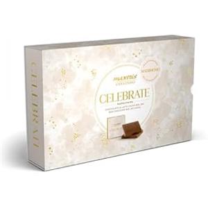 Confetti Maxtris Cioccolatini Maxtris CELEBRATE MATRIMONIO, colore BIANCO, scatola 500g.