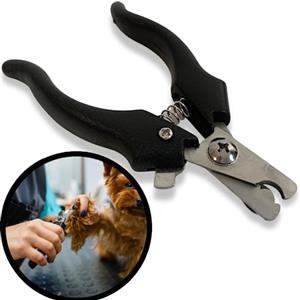 NARAMAKI Tagliaunghie Cani Gatti e Altri Animali da 13cm Nero - Facile da Usare e Pulire - Indolore