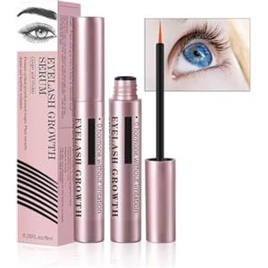 zalati Siero Crescita Ciglia Siero Crescita Rapida con Mascara Stick per Strumenti Naturali per Migliorare Le Ciglia - 8ml