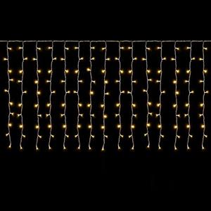 SALCAR 6m x 1m LED Tenda con Catena di Luci, Catena luminosa 300 Leds 9 modalità impermeabile decorazione per Decorazioni Natale - Bianco Caldo