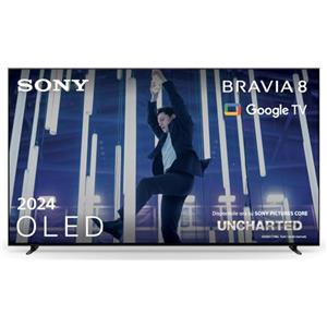 Sony BRAVIA 8 OLED 65 Pollici 4K HDR Google Smart TV (2024) | Gaming Menu per PlayStation 5, IMAX Enhanced, Dolby Vision Atmos, Chromecast, AirPlay, 120Hz 65XR80