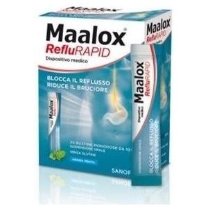 Maalox Opella Healthcare Italy Sospensione Orale Maalox Reflurapid 20 Bustine Monodose Da 10 Ml