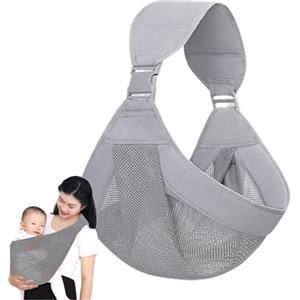 SVCEQZE Fascia porta bebè, fascia porta bebè | porta bebè traspirante,Imbracatura ergonomica per bambini con cinghia regolabile, morbido sedile imbottito, perfetta per le passeggiate all'aperto dei