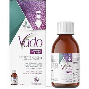 PromoPharma Vado Sciroppo Fichi e Manna - Lassativo Naturale Delicato e Non Irritante per Stitichezza, Costipazione e Gonfiore Addominale - Regola il Transito Intestinale - Dispositivo Medico - Flacone da 150 ml