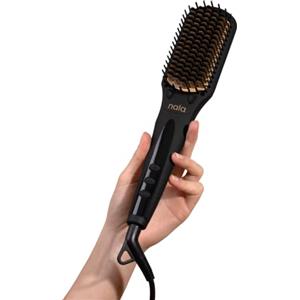 Nala Ionic - Spazzola Elettrica Lisciante per Capelli, Tecnologia ionica, in Ceramica, Tempo di Riscaldamento 30s, 120°C-230°C, Anti crespo, Anti-Scottatura, Cavo professionale 2m