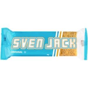 SvenJack Barrette di Avena Original 20x65g - Energy Cake Vegane Senza Lattosio - Snack Energetico ai Fiocchi d'Avena 52% - Carboidrati a Lunga Durata, Ricche di Fibre, Basso Contenuto di Zuccheri
