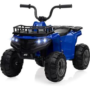 Garvee Quad Elettrico Per Bambini 12v, ATV Auto Elettrica Con 2 Velocità e Telecomando, Macchina Elettrica Per Bambini Da 2 a 5 Anni, Per Ragazzi e Ragazze, Regalo Perfetto