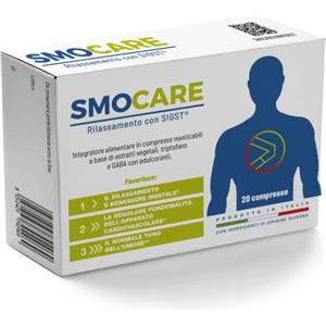 HERBIT Smocare Rilassamento - Integratore Alimentare 20 Compresse con SIGST per il Rilassamento e il Tono dell'Umore