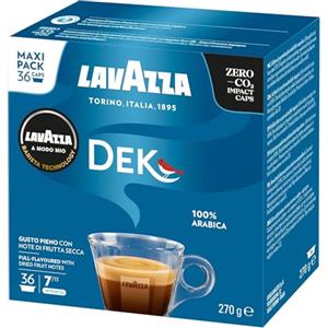 Generico 72 Capsule Caffè DEK CREMOSO per Lavazza A Modo Mio Originali, 2 Box da 36 Capsule -
