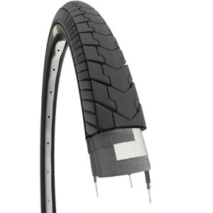 ECOVELO COPERTONE 24 X 1.75 (47-507) PNEUMATICO STRADALE NERO PER BICI GRAZIELLA CITY BIKE RAGAZZA
