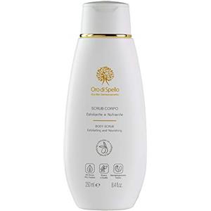 Oro di Spello, Scrub Corpo con Nocciolo di Oliva Bio, Esfoliante e Nutriente, 1 confezione da 250 ml