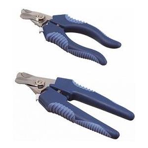 CAMON Tagliaunghie Grande Deluxe - Lame in acciaio inox, impugnatura in plastica, chiusura di sicurezza e barra ferma-unghia