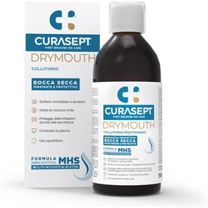 Curasept DryMouth Collutorio 500 ml - Formula Idratante con MHS per Benessere Orale