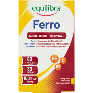 Equilibra Ferro Con Acido Folico+Vit C 60 Compresse