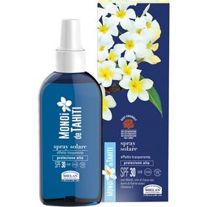Helan Monoi de Tahiti Spray Solare Trasparente SPF30 - Protezione Leggera e Non Ungente 150ml