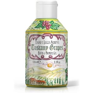 Rudy Profumi Maioliche Bagnodoccia Tuscany Grapes 100 ml - Detergente Corpo Delicato con Note di Uva del Chianti