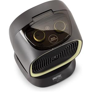 Imetec Silent Power Protection, Termoventilatore silenzioso, 2100 W, Stufetta Elettrica, Timer spegnimento programmabile, temperatura regolabile, 4 fu