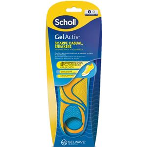 Scholl GelActiv - Solette Comfort per Scarpe Casual e Sneakers con Memory Foam e Rivestimento Fresh Feet