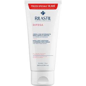 Rilastil Difesa Crema Detergente Viso Lenitiva e Idratante per Pelli Sensibili 200ml