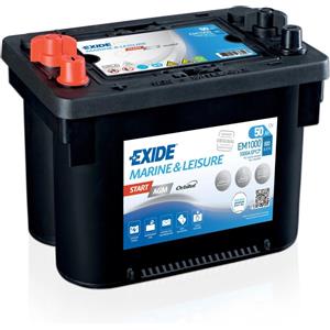 Exide Batteria Maxxima AGM 50AH 800A per Avviamento - Resistente a Vibrazioni e Temperature Estreme