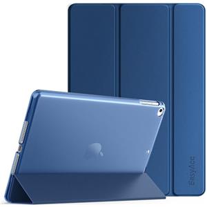 EasyAcc Cover Custodia Compatibile con iPad 9.7 2018 iPad 6 Gen /2017 iPad 5 Gen, iPad Air 1/2, Custodia Protettiva Tripla Ultra Sottile Leggera con Retro Smart Cover per iPad 9.7, blu