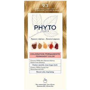 PHYTO (LABORATOIRE Phytocolor 9.3 Biondo Chiarissimo Dorato Kit Colorazione Permanente senza Ammoniaca