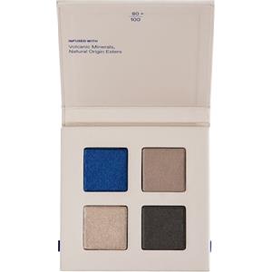 KORRES Palette di Ombretti 4g - Smokey Sea, Texture Cremosa e Sfumabile, Tonalità Intense e Metalliche