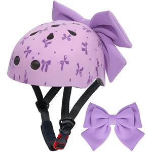 Unicorn Castle - Casco da bici per bambini da 8 a 14 anni, regolabile, per ciclismo, skateboard, pattinaggio in linea, scooter, viola