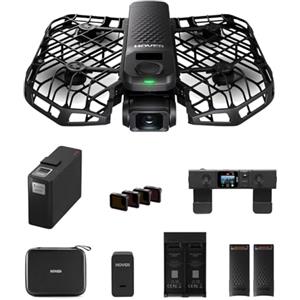 HOVERAir X1 PRO Action Cam Volante 4K, Drone Pieghevole, Combo Sci | Drone con fotocamera Seguimi 42 km/h, 15+ Modalità di Volo Automatiche, Vuelo OmniTerrain, Sensor Anti-Collisione, Peso 192g