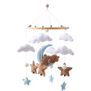 Generico Carillon per Culla - Giocattolo Móvil Animale - Rilassante Decorazione Animali per Camera dei Bambini Asilo Nido Culla Passeggino Camera da Letto
