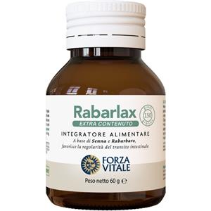Forza Vitale Rabarlax Extra 150 Grani - Integratore per la Regolarità Intestinale con Senna e Rabarbaro