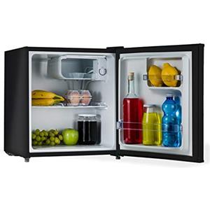 PremierTech Mini Frigo Bar, 45 Litri, Frigorifero Hotel, Ufficio, Casa, Farmacia, Risparmio Energetico, Porta Reversibile, Compatto, Libera Installazione, Termostato Regolabile, Nero, PT-F47B