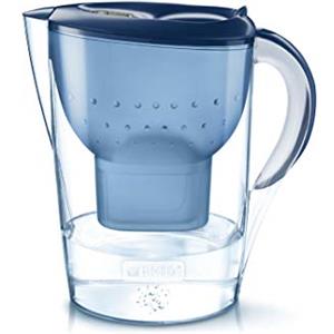 Brita Marella XL Caraffa Filtrante con 1 Filtro Maxtra+ Incluso, Plastica, Blu, 3,5 Litri