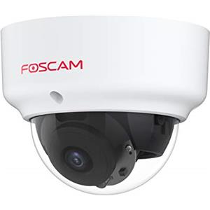 Foscam D2EP Telecamera IP PoE Esterno HD 2MP Infrarossi 20 mt Antivandalico IK10 Rilevamento umano intelligente, compatibile con Amazon Alexa