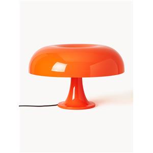 Artemide Nesso Lampada da Tavolo Arancio - Design Iconico di Giancarlo Mattioli, Materiale ABS, Dimensioni 34 cm x Ø 54 cm