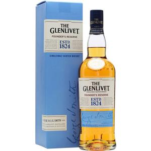 GLENLIVET WHISKY THE GLENLIVET FOUNDER'S RESERVE SINGLE MALT -70CL-ASTUCCIATO