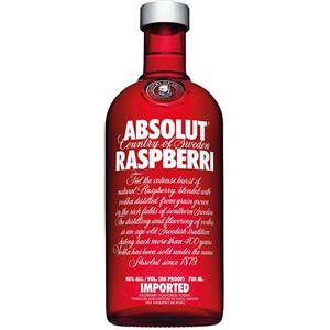 PERNOD VODKA ABSOLUT RASPBERRY 1LT