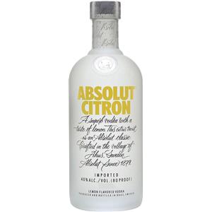 PERNOD VODKA ABSOLUT CITRON 1LT