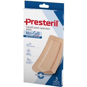 CORMAN Cerotto Presteril Sili-Soft Skin Post Operatorio 10x20 cm - 3 Pezzi, Ultra Delicati e Ipoallergenici