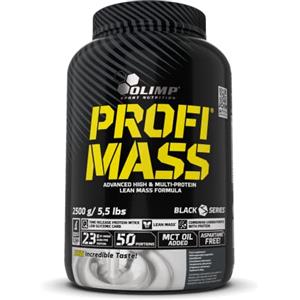 Olimp Sport Nutrition Profi Mass 2500 g - Integratore in polvere per la crescita muscolare al gusto Vaniglia