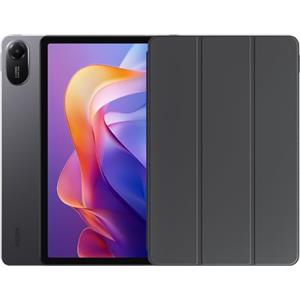 XIAOMI Redmi Pad 2 con cover, 8+256 GB,Display 11" 2.5K definito, Batteria 9000mAh(typ), Processore Helio G100-Ultra, Quad speakers audio immersivo, Gray, Garanzia 2 anni (alimentatore non incluso)