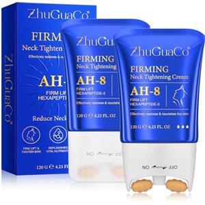 OEDPMFYL Crema Rassodante per il Collo con Rullo,AH-8 Crema Collo e Decollete Effetto Lifting per Cedimenti e Rassodamento,Ideale per Rassodare la Pelle Cadente,Firming Neck Cream,Riduce Rughe,Nutre,Anti Rughe