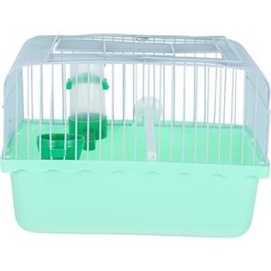 Yardwe Gabbia Per Uccelli Portatile Con Dispenser e Box Per Cibo Trasportino Per Pappagalli e Uccelli Di Piccole Design Spazioso e Facile Da Trasportare Con Trespolo Inclusa