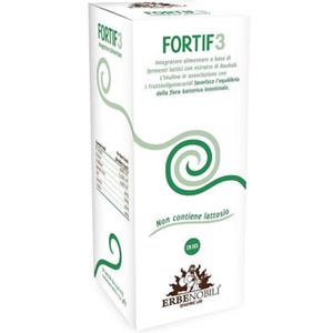Erbenobili Fortif3 30 Capsule Integratore Fermenti Lattici Senza Glutine e Lattosio
