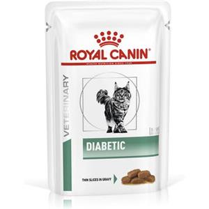 Royal Canin Diabetic - Alimento Umido per Gatti Adulti con Diabete Mellito, Bustina da 85 g