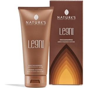 Bios Line Legni Nature's Docciashampoo Idratante Uomo 200 ml con Legni di Guaiaco e Vetiver