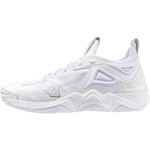 Mizuno Scarpe da pallavolo Wave Momentum 3 Uomo, Bianco-Argento., 41 EU