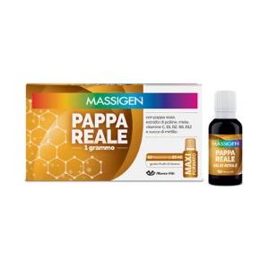 MARCO VITI FARMACEUTICI SPA Massigen Pappa Reale 10 fiale × 25 ml - Tonico ricostituente naturale