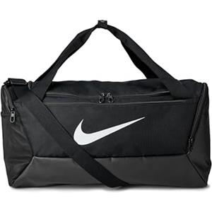 Nike Brasilia Borsa Sportiva Unisex 41L - Nero/Bianco, Scomparto per Scarpe e Organizer Interno